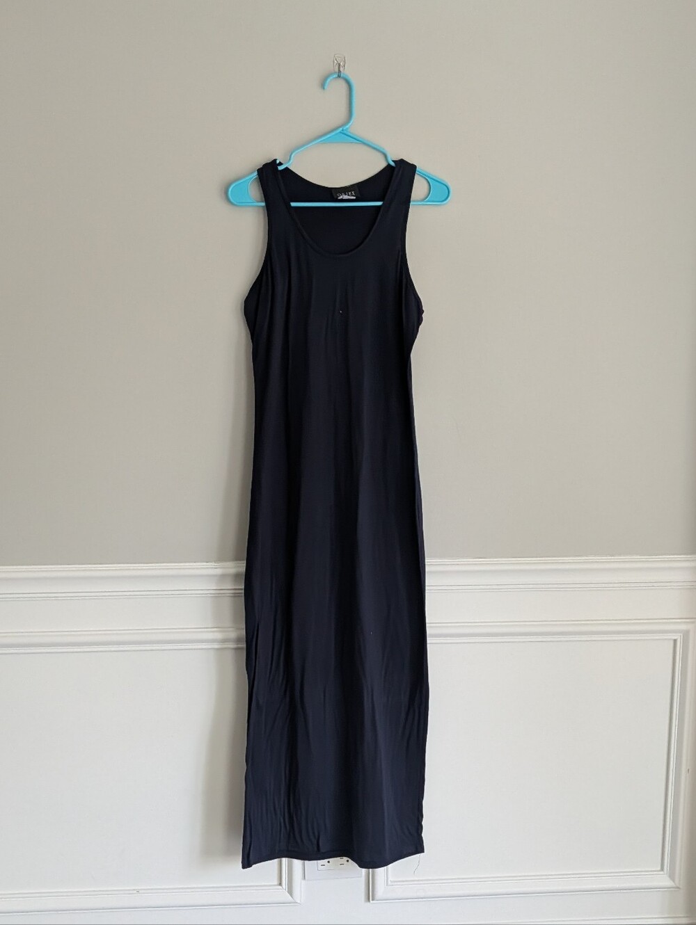Women's Sleeveless Maxi Dress, Navy